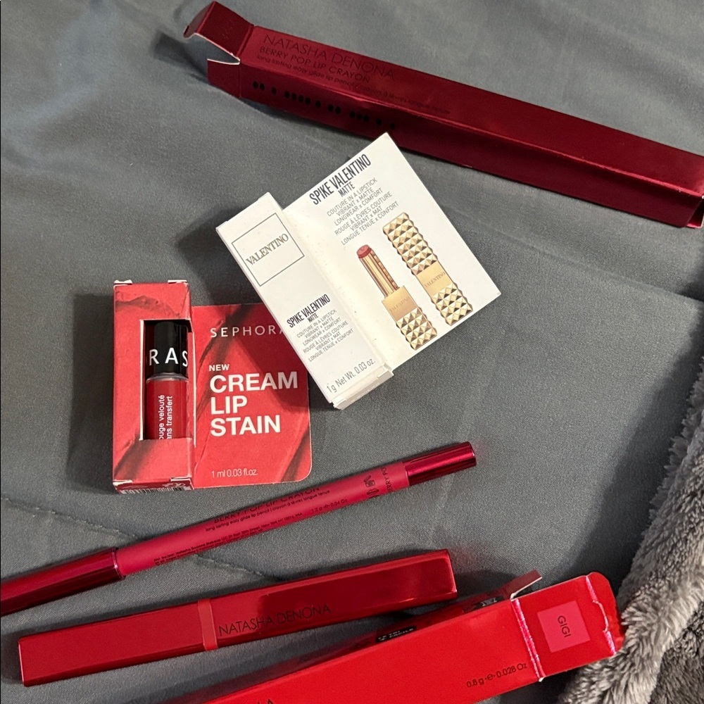 Natasha Denona & Sephora Brand Red Lip Kit
